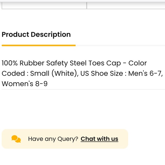 STEEL TOE RUBBER OVERSHOES/CAPS! OSHA APPROVED! Unisex Men’s 6-7, Women’s 8-9. - Picture 7 of 8